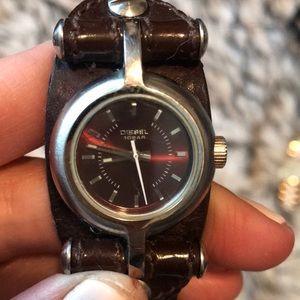 Diesel Accessories - Diesel leather band watch Diesel Accessories - Diesel leather band watch